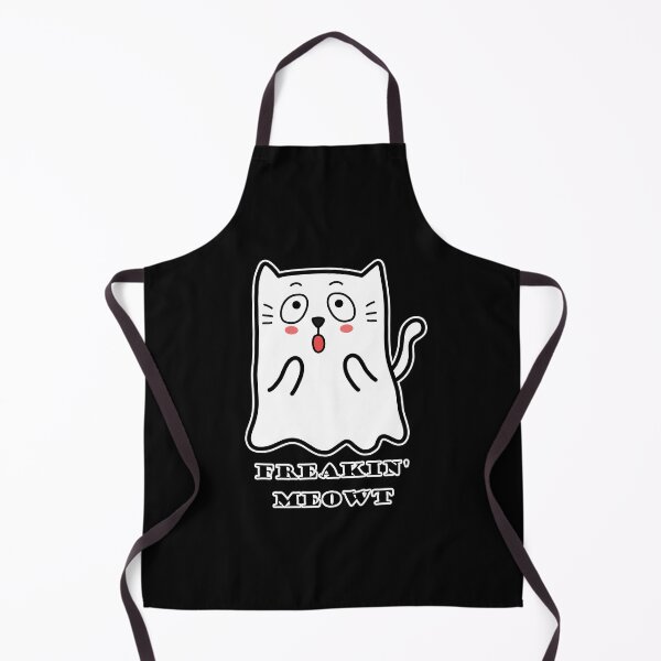 Item preview, Freakin' Meowt Funny Halloween Cat Ghost  designed and sold by Thedoode.