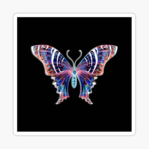 Item preview, Neon Butterflies  designed and sold by Sharon Schwalbe.
