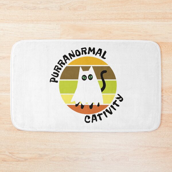 Item preview, Purranormal cativity halloween cat ghost designed and sold by ReluctantChickn.