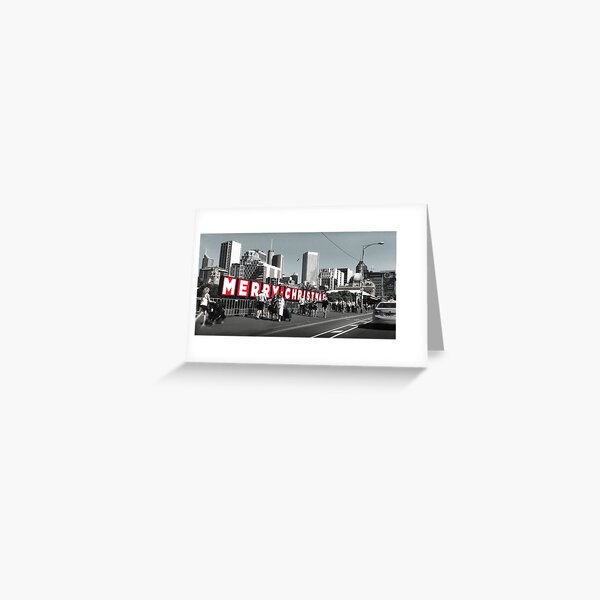 Item preview, Merry Christmas from Melbourne designed and sold by Roz McQuillan Fine Art & Photography.