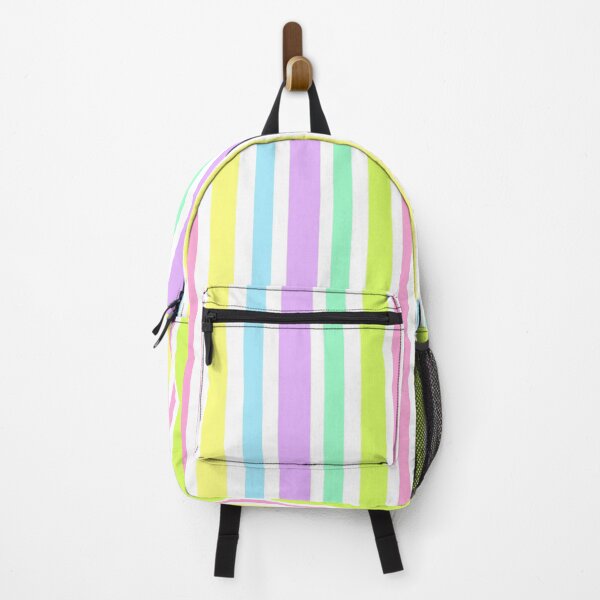 Item preview, pastel vertical stripes on white designed and sold by lexicolor.