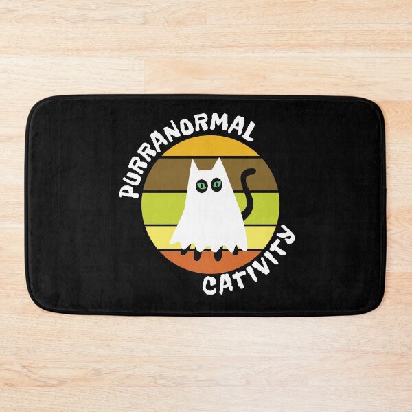 Item preview, Purranormal cativity halloween cat ghost designed and sold by ReluctantChickn.