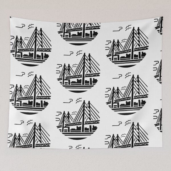 Item preview, Suspension Bridge Simple Minimalist Design designed and sold by RoJor.