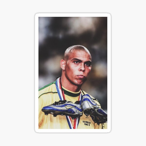 Signed Ronaldo Nazario Photo Display Brazil Icon