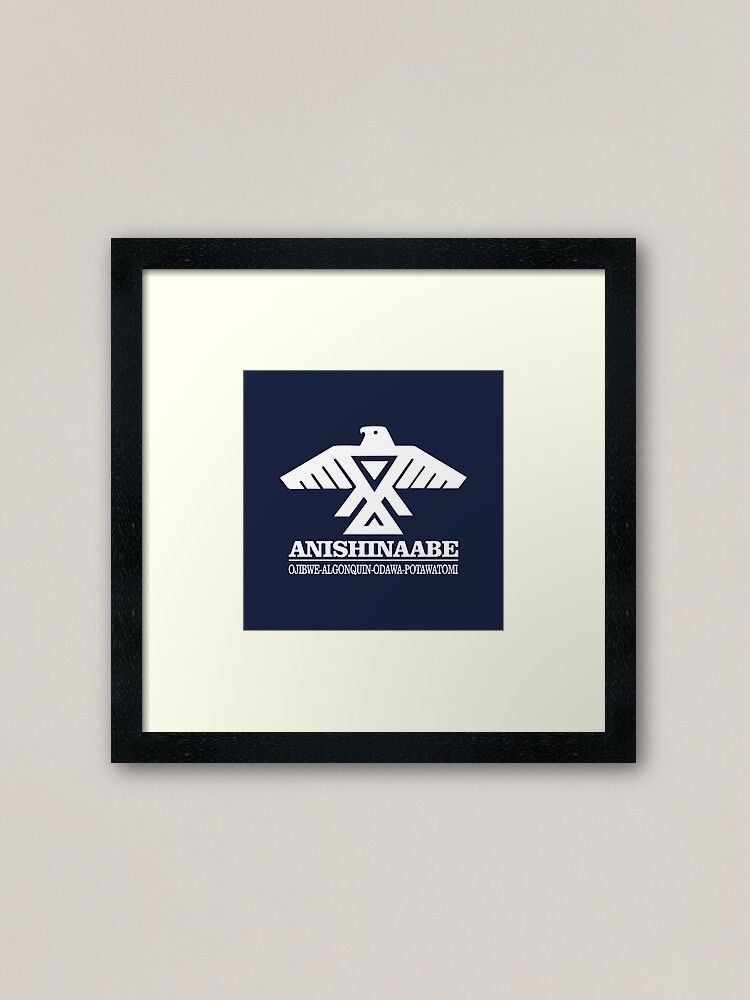 Alternate view of Anishinaabe (NA) Framed Art Print