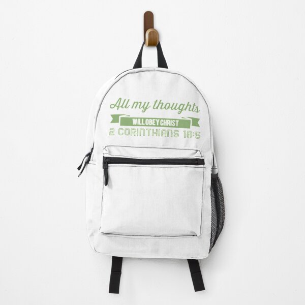 Item preview, All My Thoughts Will Obey Christ 2 Corinthians 10:5 designed and sold by LiveAndGlow.