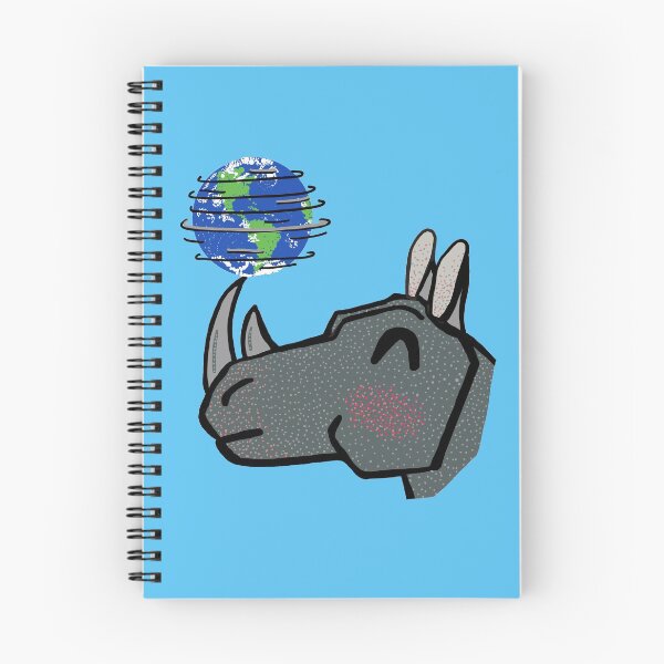 Item preview, Black Rhino- Critically Endangered Unicorn designed and sold by StickItToWorld.