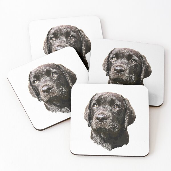 Item preview, Labrador Retriever Black Puppy Dog designed and sold by ElegantCat.