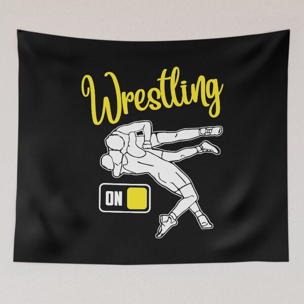 Aperçu de l'œuvre Wrestling On - Sports de grappling créée et vendue par ColorfulMystic.