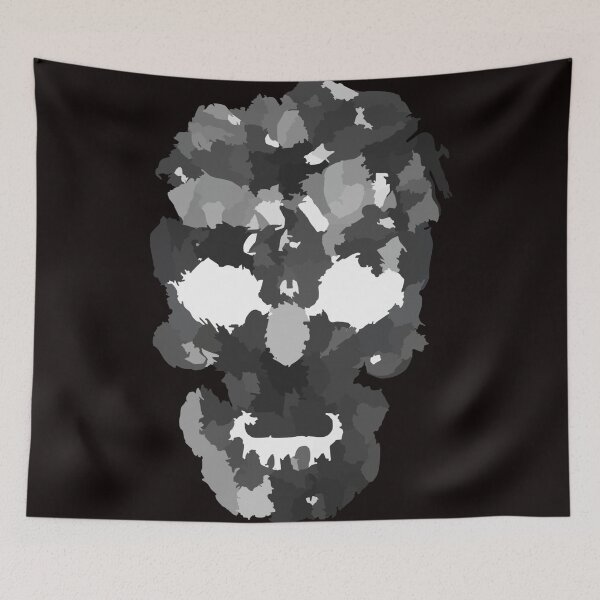 Item preview, Absact Grey Skull designed and sold by MyFreakyWorld.
