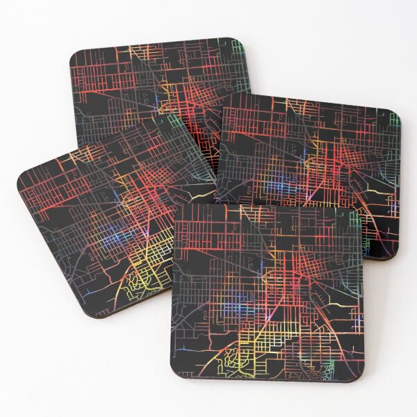 Item preview, Jackson City Street Map Dark Mode designed and sold by map-lover.