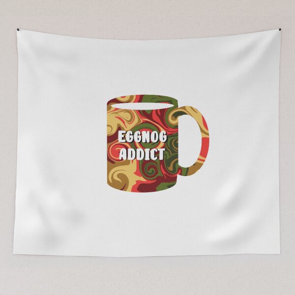 Item preview, Christmas Eggnog Addict designed and sold by EuropaPrints.