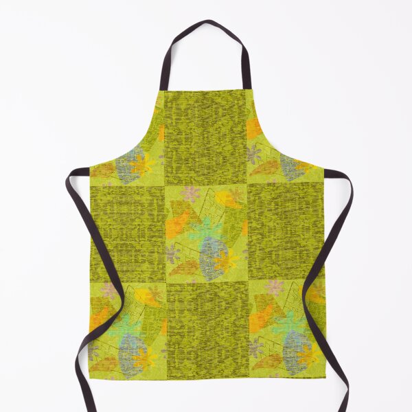 Item preview, Green Woven Tiki Patchwork designed and sold by ZENDYtechSTYLE.