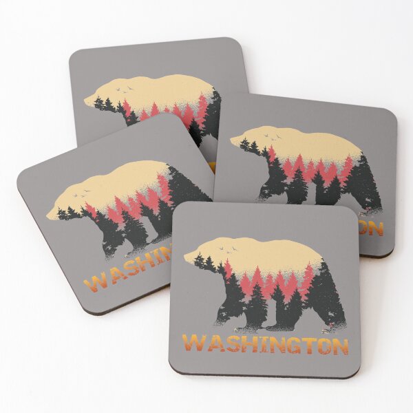 Item preview, WASHINGTON BEAR designed and sold by girlsgetgadgets.