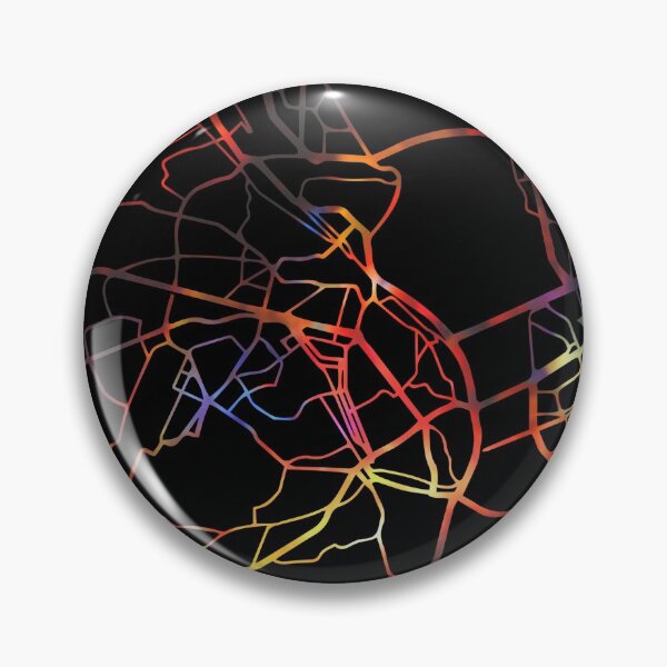 Item preview, Kiev City Street Map Dark Mode designed and sold by map-lover.