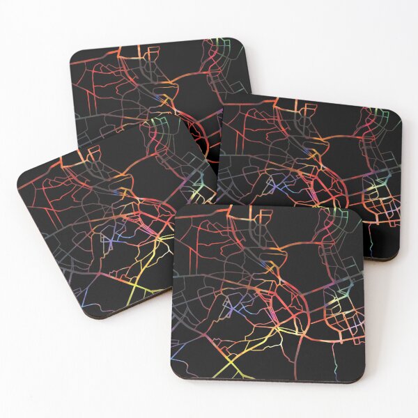 Item preview, Kiev City Street Map Dark Mode designed and sold by map-lover.