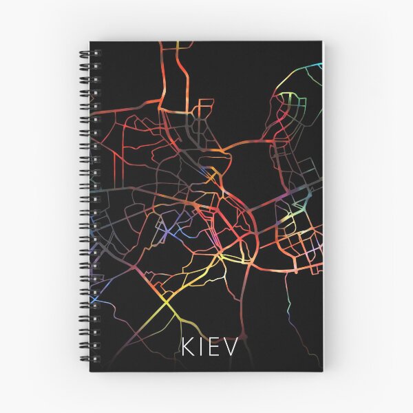 Item preview, Kiev City Street Map Dark Mode designed and sold by map-lover.