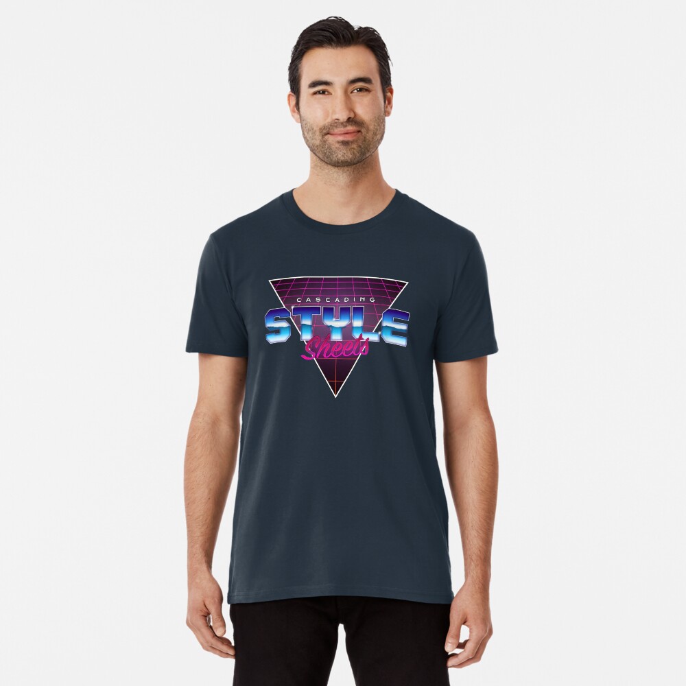Retro CSS Premium T-Shirt