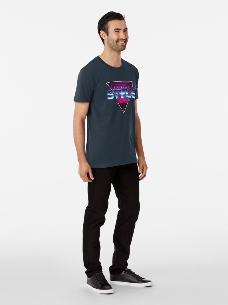 Alternate view of Retro CSS Premium T-Shirt