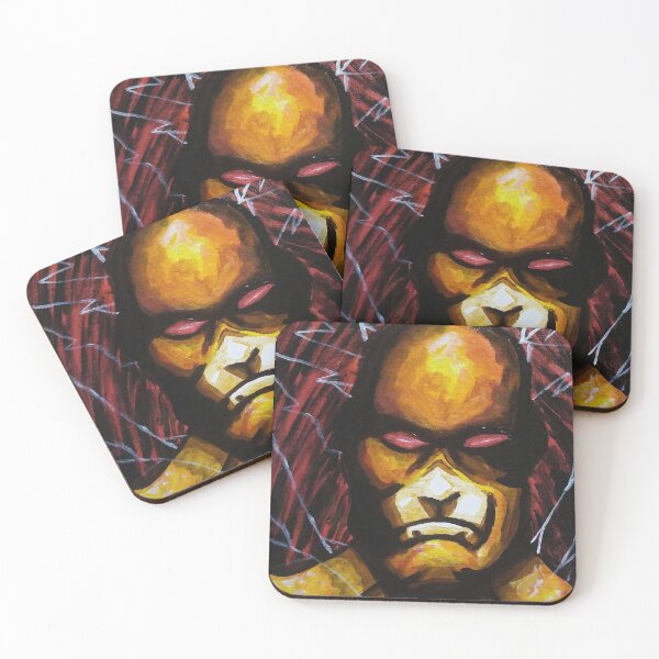 Item preview, DC Comics - "The Reverse" Eobard Thawne canvas portrait (original) designed and sold by Stag Art Studios.