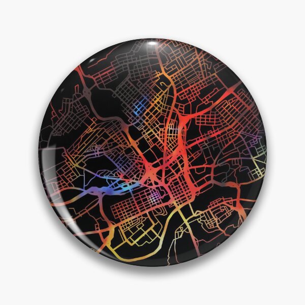 Item preview, Knoxville City Street Map Dark Mode designed and sold by map-lover.