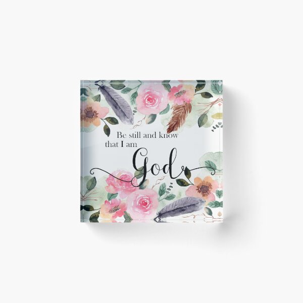 Item preview, Be still and know that I am God designed and sold by della95.