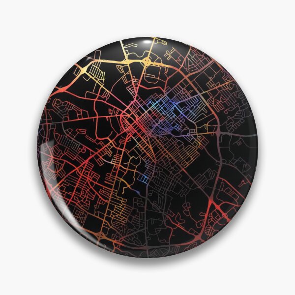 Item preview, Lexington City Street Map Dark Mode designed and sold by map-lover.