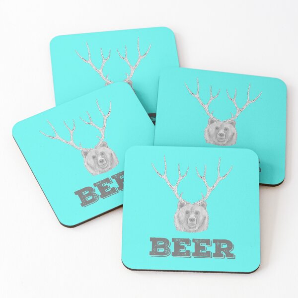 Item preview, what do you get when you cross a bear with a deer? BEER! designed and sold by Delectably.