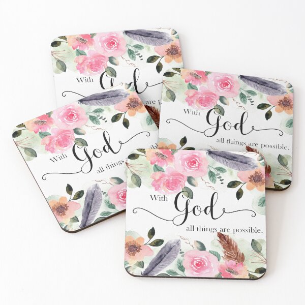 Item preview, With God all things are possible designed and sold by della95.