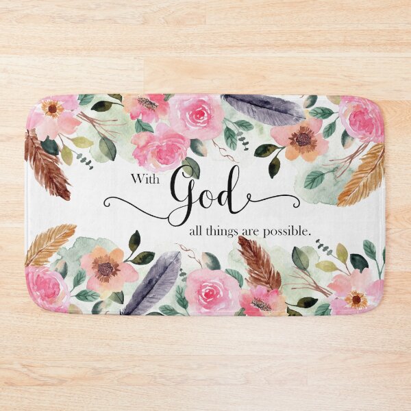 Item preview, With God all things are possible designed and sold by della95.
