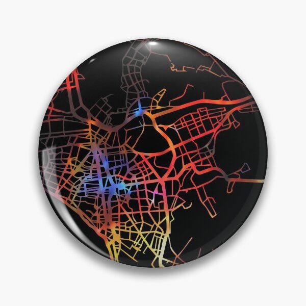 Item preview, Lima City Street Map Dark Mode designed and sold by map-lover.
