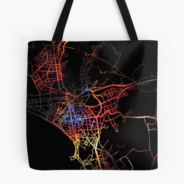 Item preview, Lima City Street Map Dark Mode designed and sold by map-lover.