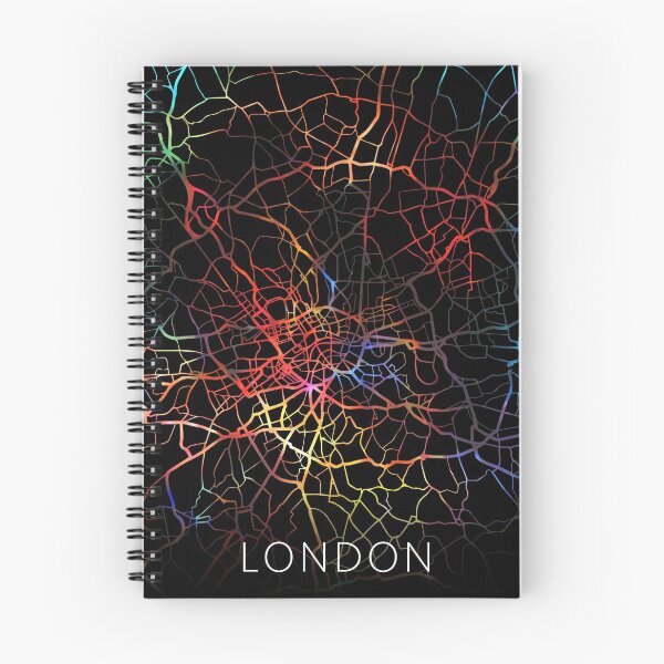 Item preview, London City Street Map Dark Mode designed and sold by map-lover.