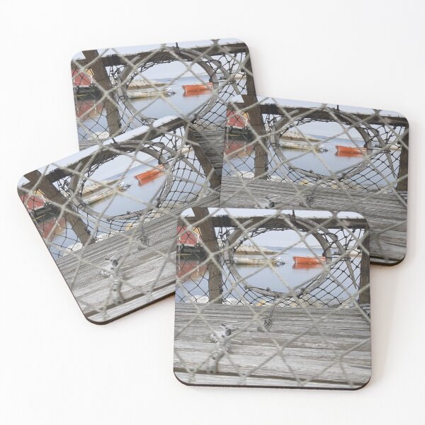 Item preview, Fishing Lobster Trap View Nova Scotia designed and sold by loveoceanair.