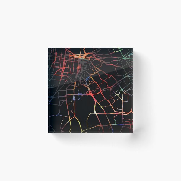Item preview, Louisville City Street Map Dark Mode designed and sold by map-lover.