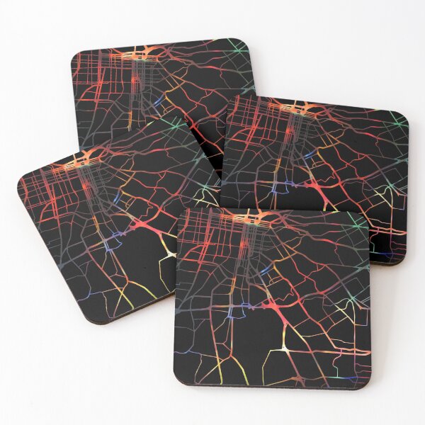 Item preview, Louisville City Street Map Dark Mode designed and sold by map-lover.