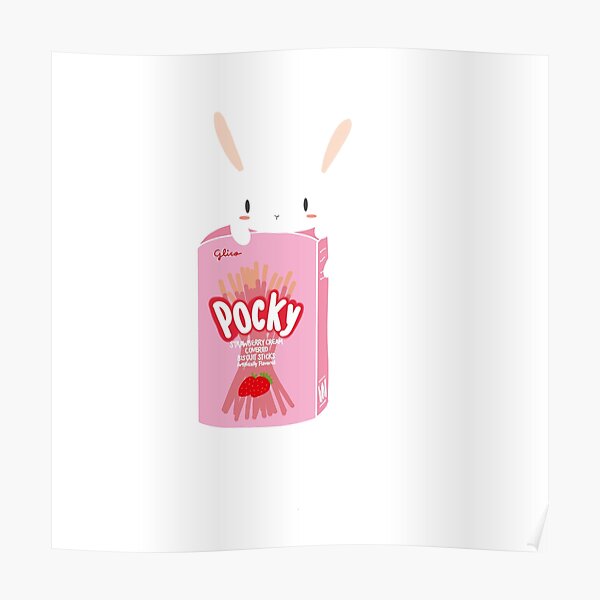 Bunny with pocky Poster