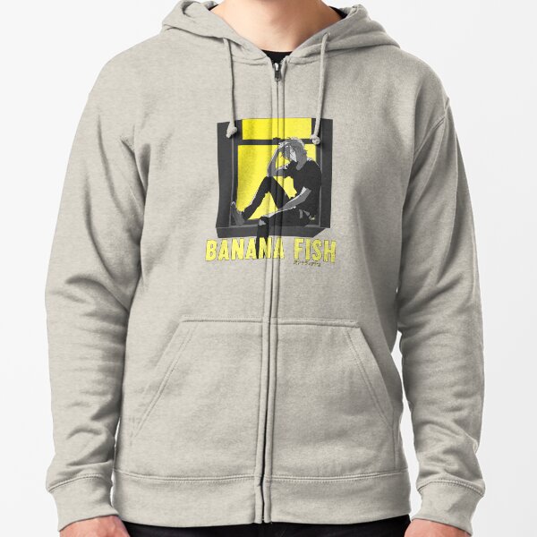 Anime Banana Fish Grey Pullover - Size sale M - Vintage Sweatshirt