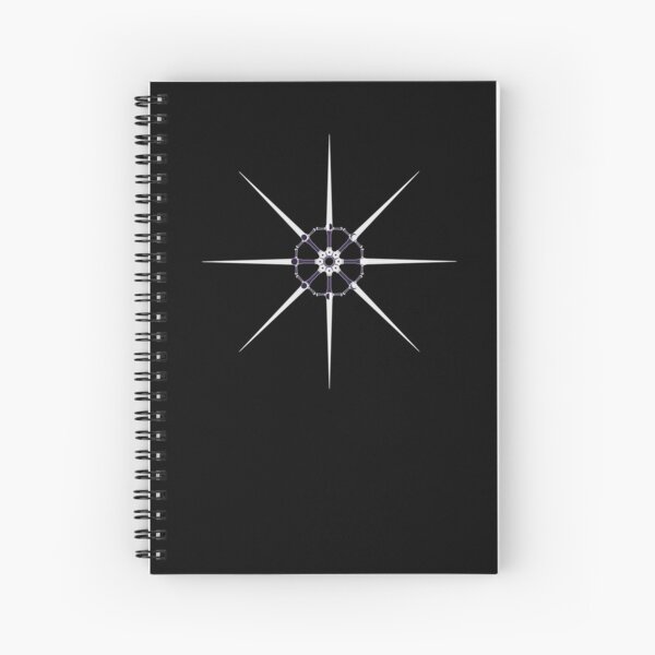 Lunar Cycle of Swords Spiral Notebook