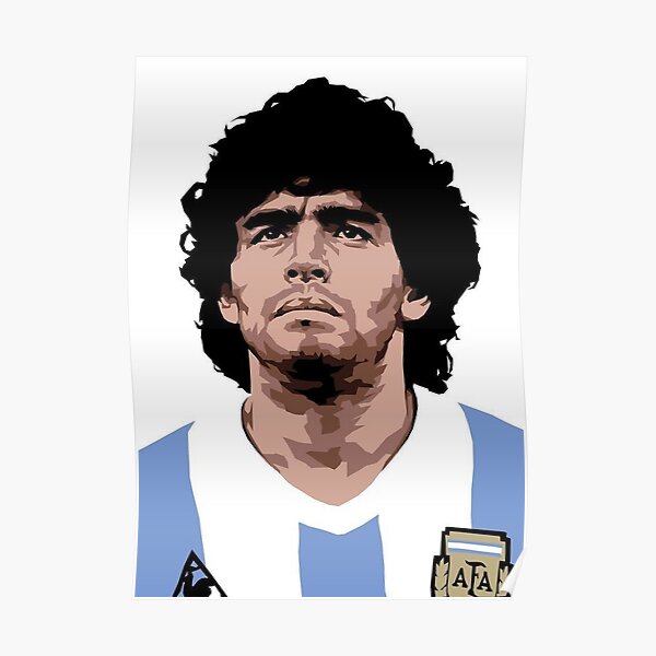 Diego Armando Maradona Art Poster