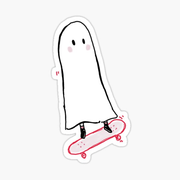 Item preview, Little Skater Ghost designed and sold by saz-.