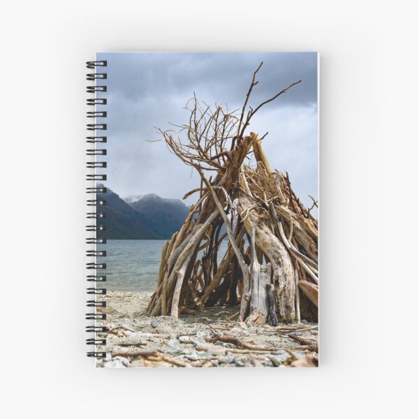 Driftwood Teepee Spiral Notebook