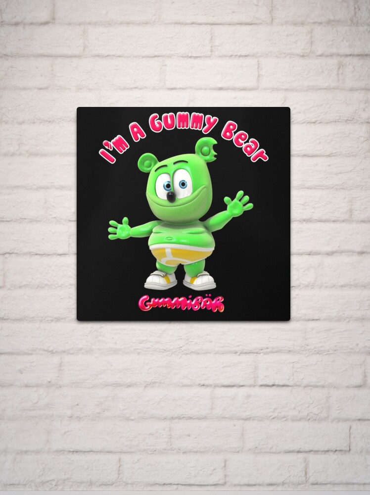 Cartoon Gummy Bear Metal Prints for Sale