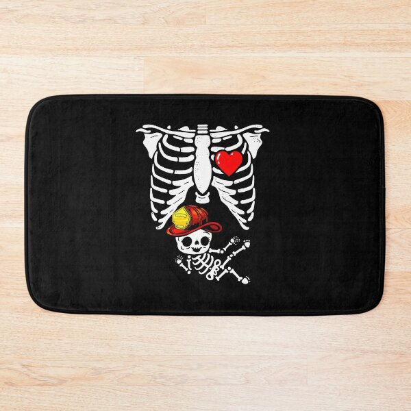 Item preview, Skeleton Pregnancy X-Ray Firefighter Funny Halloween designed and sold by cadmanBoythorpe.