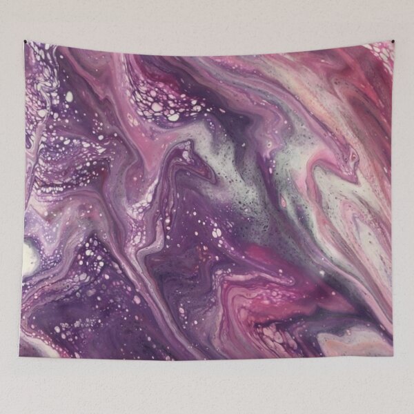 Item preview, Karen's Abstract Waves Of Lavender, Purple And White designed and sold by Trendi61.