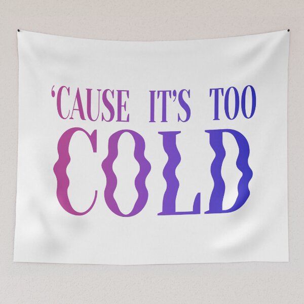 Item preview, 'Cause It's Too Cold - Bi Flag - White designed and sold by thatistt.