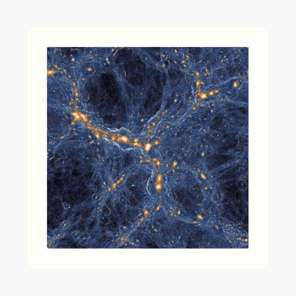 Our Home Supercluster, Laniakea, supercluster of galaxies Art Print