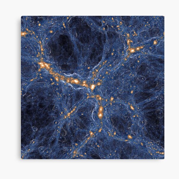 Our Home Supercluster, Laniakea, supercluster of galaxies Canvas Print