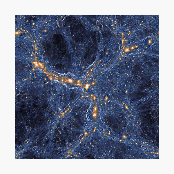 Our Home Supercluster, Laniakea, supercluster of galaxies Photographic Print