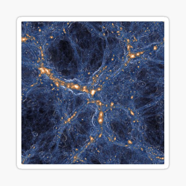 Our Home Supercluster, Laniakea, supercluster of galaxies Glossy Sticker